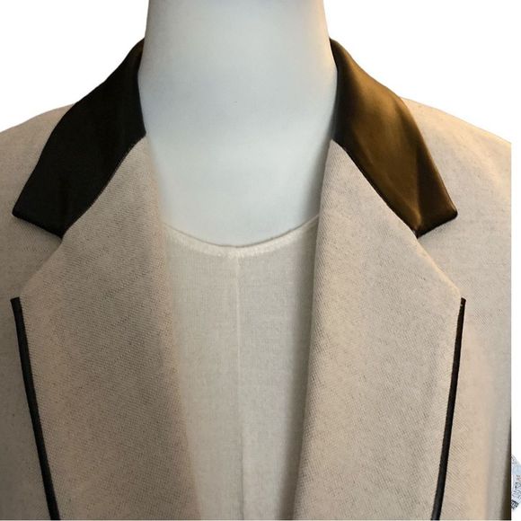 SOSKEN STUDIOS DESIGNED BY MARISA MINICUCCI- LINEN COTTON BLEND OVERSIZED BLAZER - Picture 4 of 15